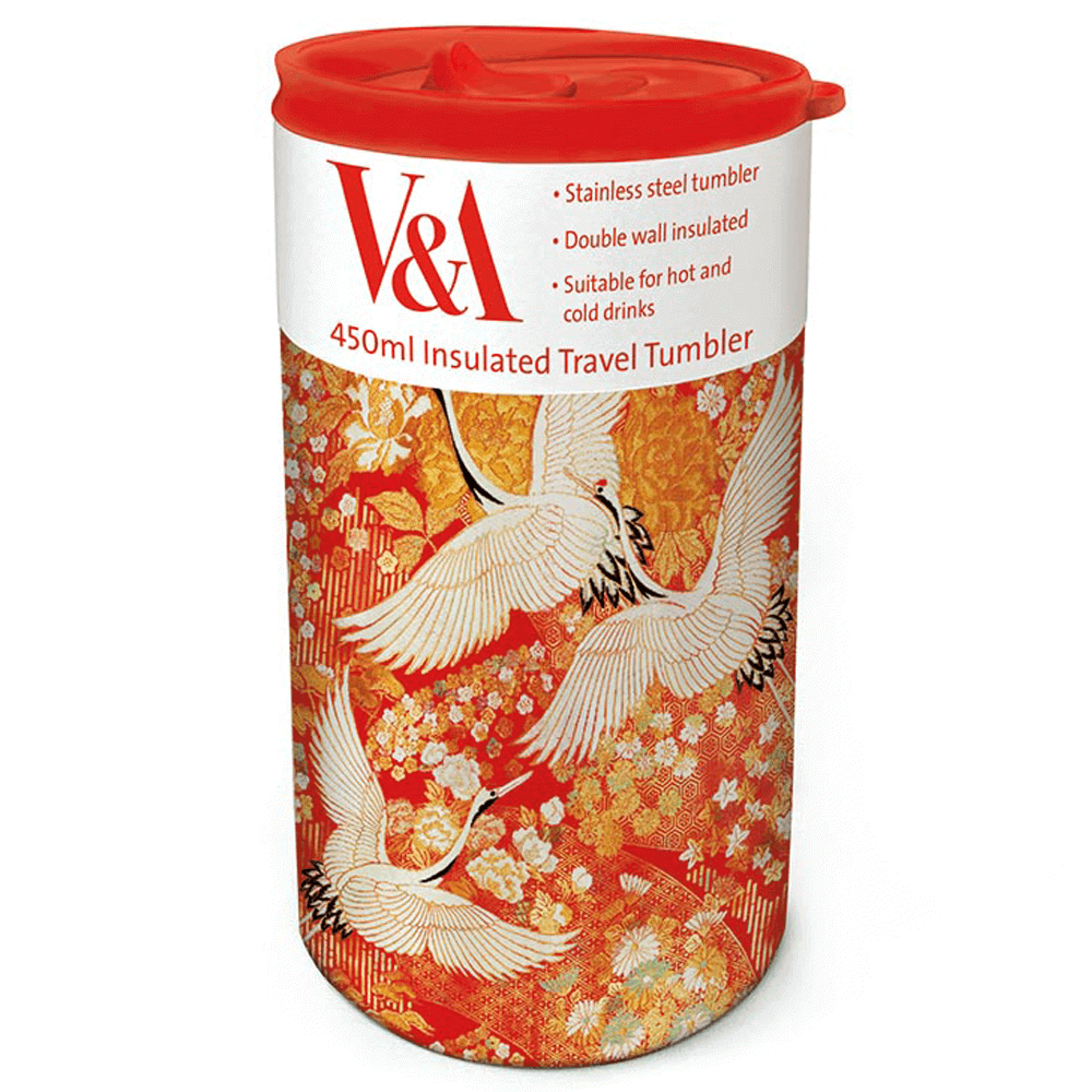 V&A Kimono Cranes Tumbler